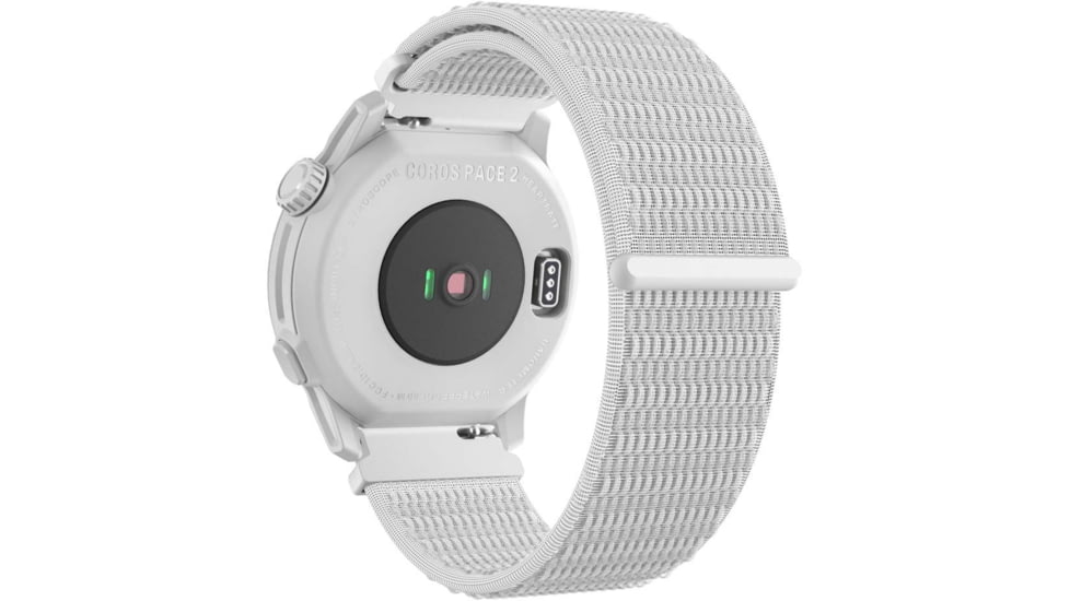 COROS Pace 2 GPS Sport Watch w/Nylon Band, White, WPACE2-WHT-N