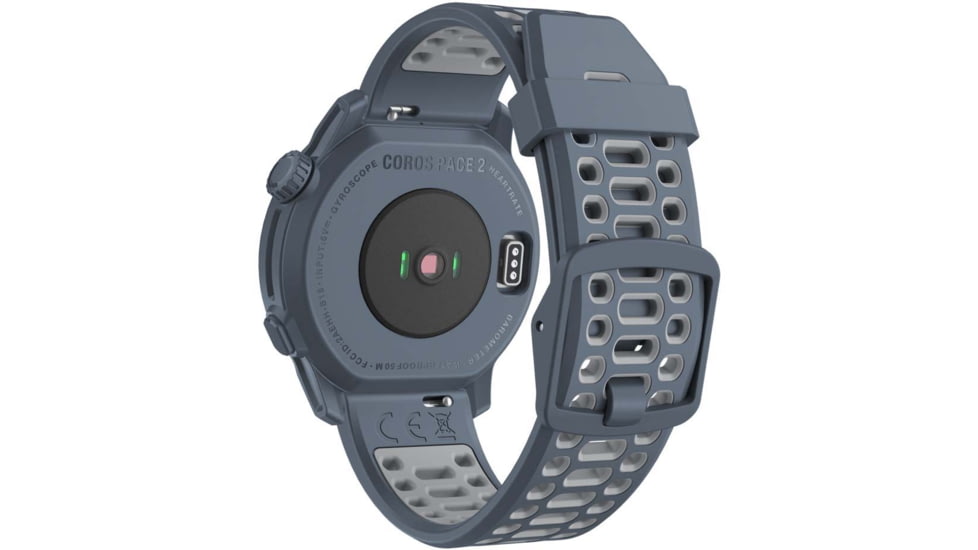 COROS Pace 2 GPS Sport Watch w/ Silicone Band, Blue Steel, WPACE2-BLS