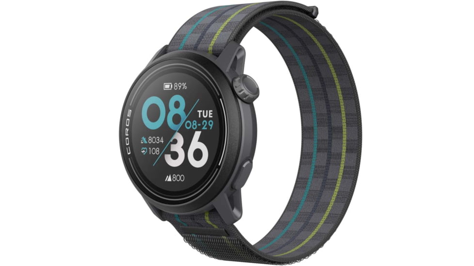 COROS Pace 3 GPS w/Nylon Band Sport Watch, Black, WPACE3-BLK-N