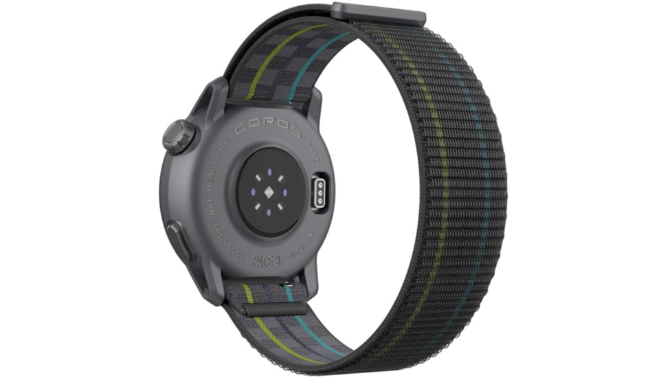 COROS Pace 3 GPS w/Nylon Band Sport Watch, Black, WPACE3-BLK-N