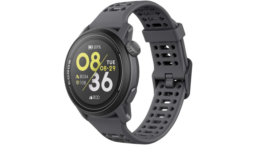 COROS Pace 3 GPS w/Silicone Band Sport Watch, Black, WPACE3-BLK