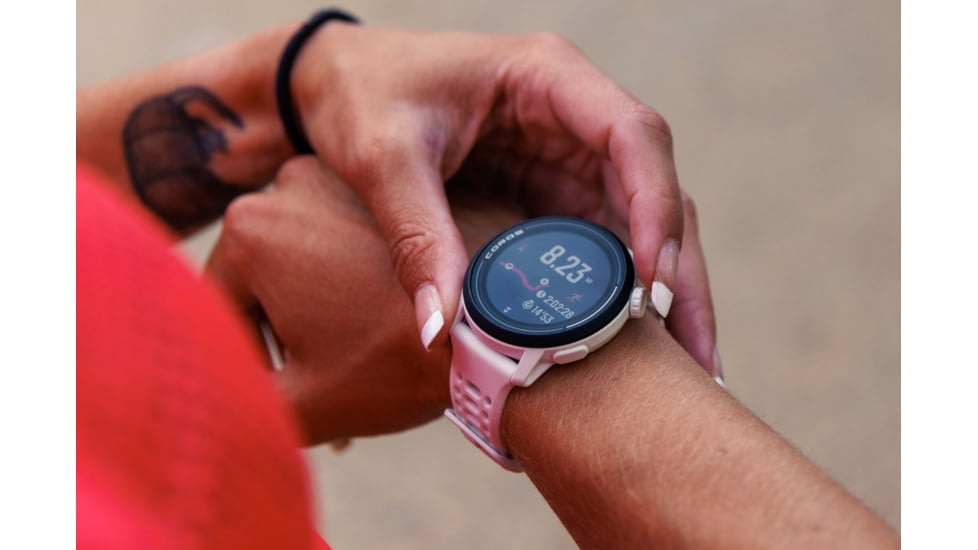 COROS Pace 3 GPS w/ Silicone Band Sport Watch, White, WPACE3-WHT