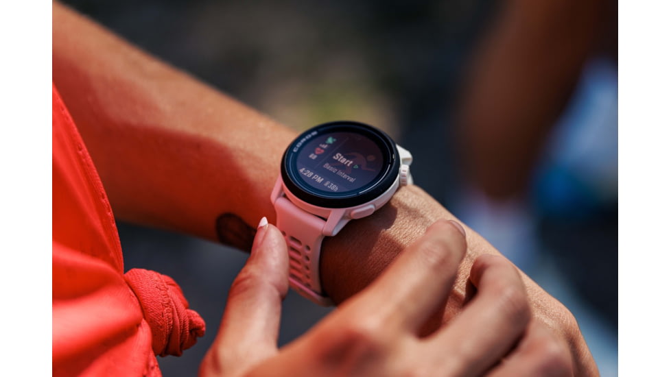 COROS Pace 3 GPS w/ Silicone Band Sport Watch, White, WPACE3-WHT