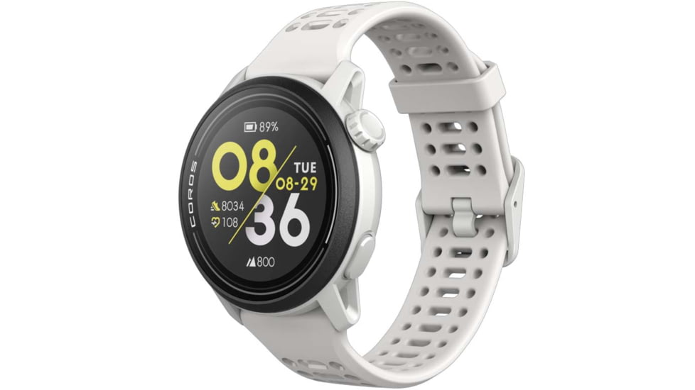 COROS Pace 3 GPS w/ Silicone Band Sport Watch, White, WPACE3-WHT