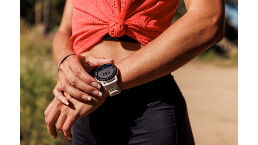 COROS Pace 3 GPS w/ Silicone Band Sport Watch, White, WPACE3-WHT