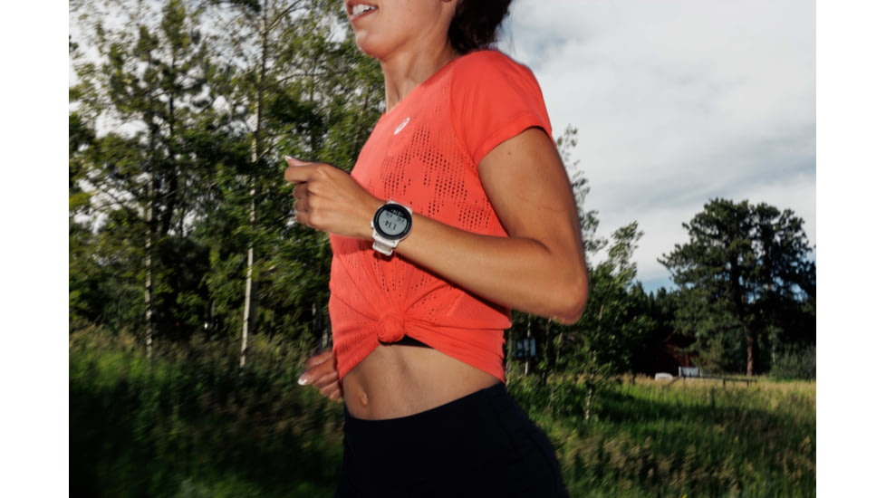 COROS Pace 3 GPS w/ Silicone Band Sport Watch, White, WPACE3-WHT