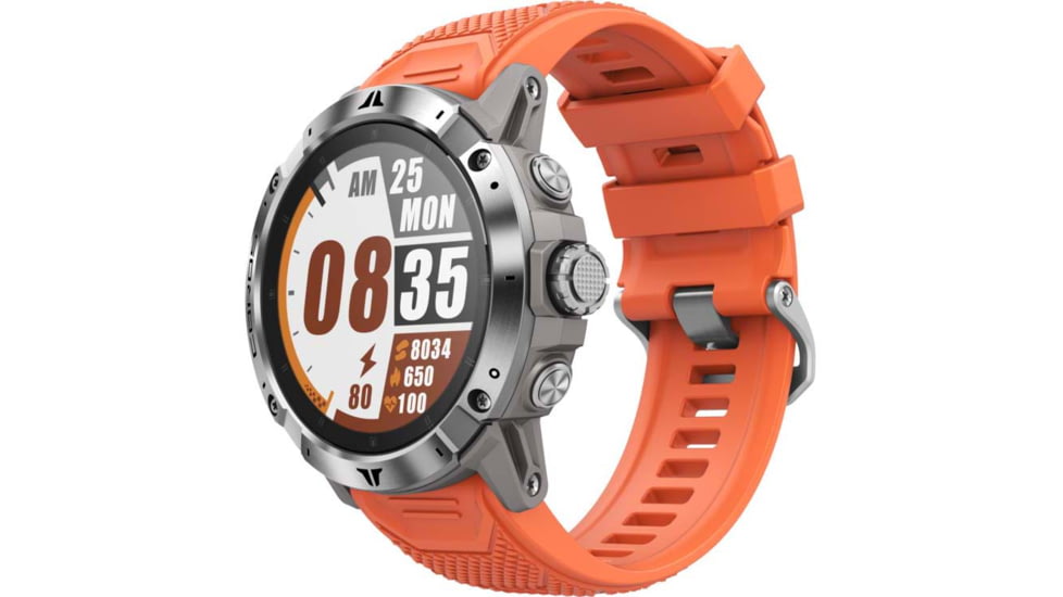 COROS Vertix 2 GPS Adventure Watch, Lava, WVTX2-SVR