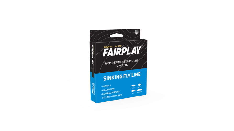 Cortland Line Fairplay Fly Line Sub-Surface Sinking Type 2 84 Ft WF6S Brown, 367067