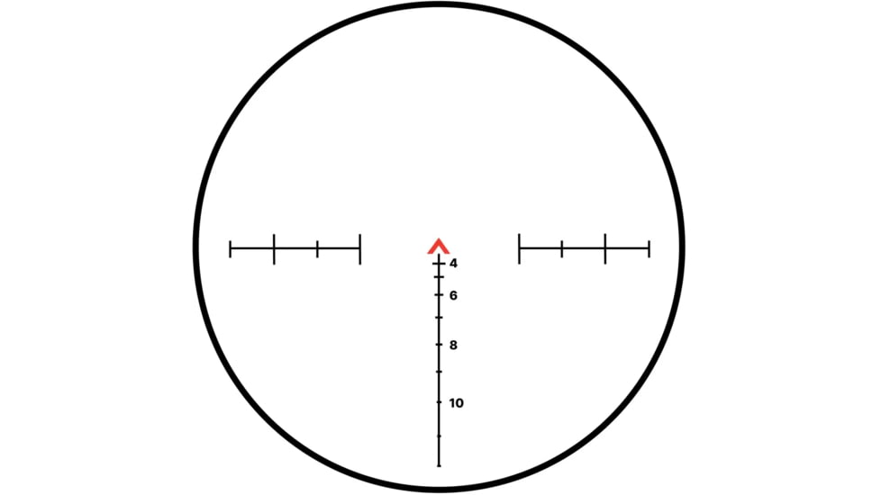 Cosmic Tactical Saturn 4x32mm Tactical Rifle Scope, 32mm Tube, Prismatic, Chevron Reticle, Black, S4x32
