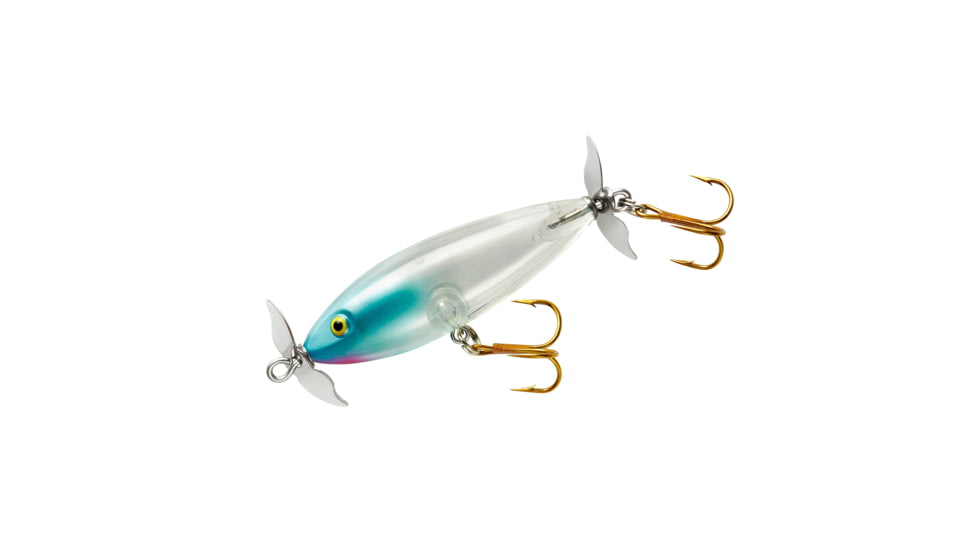 Cotton Cordell Crazy Shad Bait, 3in, 1/2oz, Clear/Blue Nose, C0412