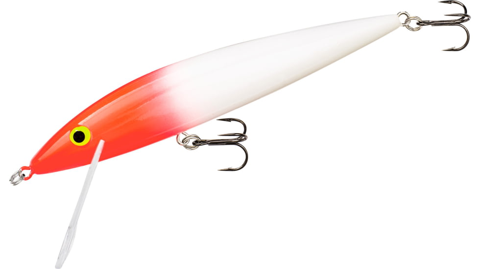 Cotton Cordell Deep Cc Minnow, White Red Head, 4in, 7/16oz, C07D51