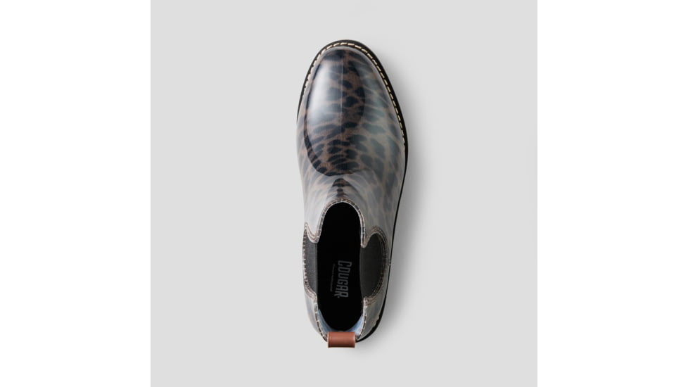 Cougar Kensington Print Chelsea Womans Boots, Leopard, 6, Kensington-Leopard-6