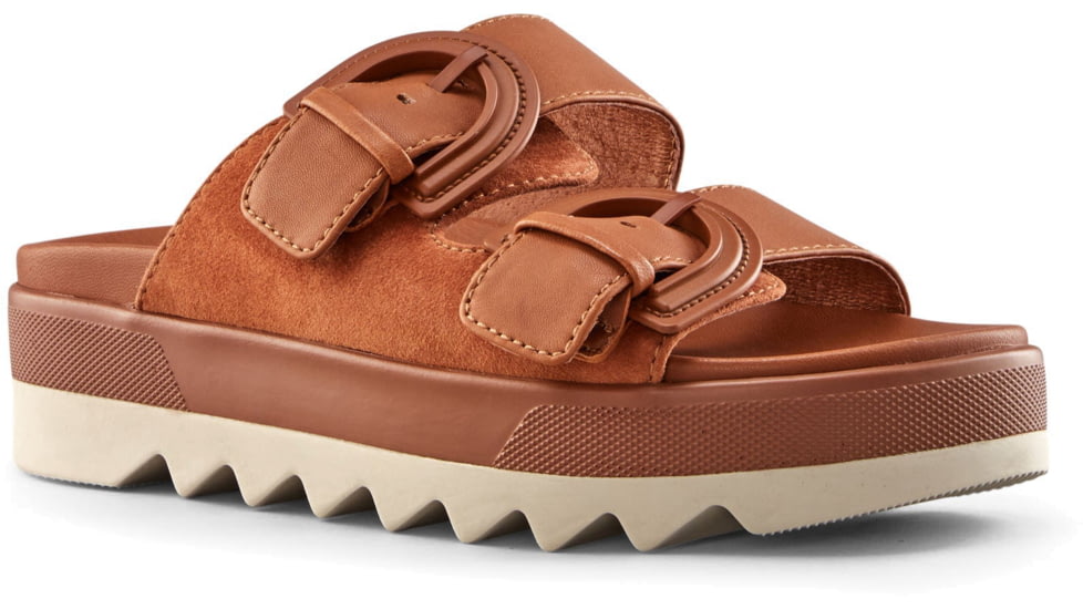 Cougar Pepa Suede Sandal - Womens, Cognac, 6, Pepa-SL-Cognac-6