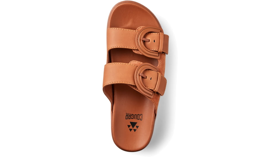 Cougar Pepa Suede Sandal - Womens, Cognac, 6, Pepa-SL-Cognac-6