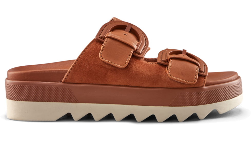 Cougar Pepa Suede Sandal - Womens, Cognac, 6, Pepa-SL-Cognac-6