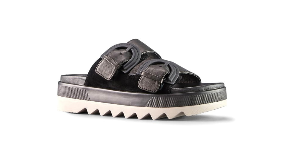 Cougar Pepa Suede Womans Sandals, Black, 11, Pepa-SL-Black-11