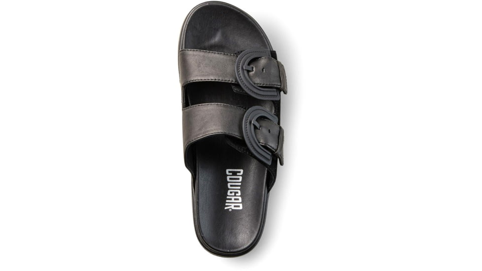 Cougar Pepa Suede Womans Sandals, Black, 11, Pepa-SL-Black-11