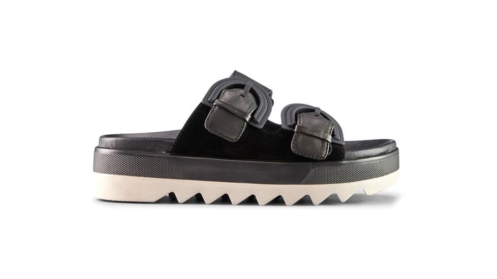 Cougar Pepa Suede Womans Sandals, Black, 11, Pepa-SL-Black-11