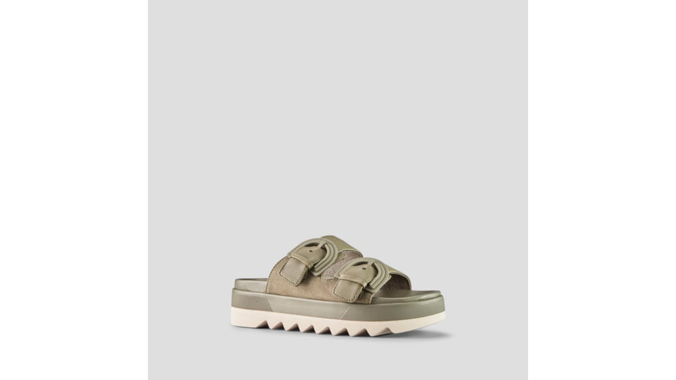 Cougar Pepa Suede Womans Sandals, Olive, 10, Pepa-SL-Olive-10