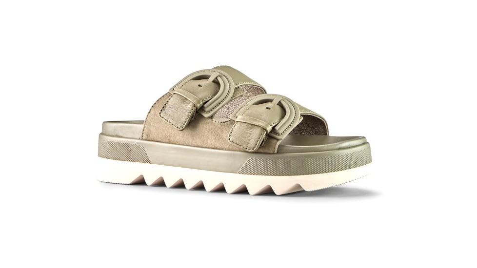 Cougar Pepa Suede Womans Sandals, Olive, 11, Pepa-SL-Olive-11