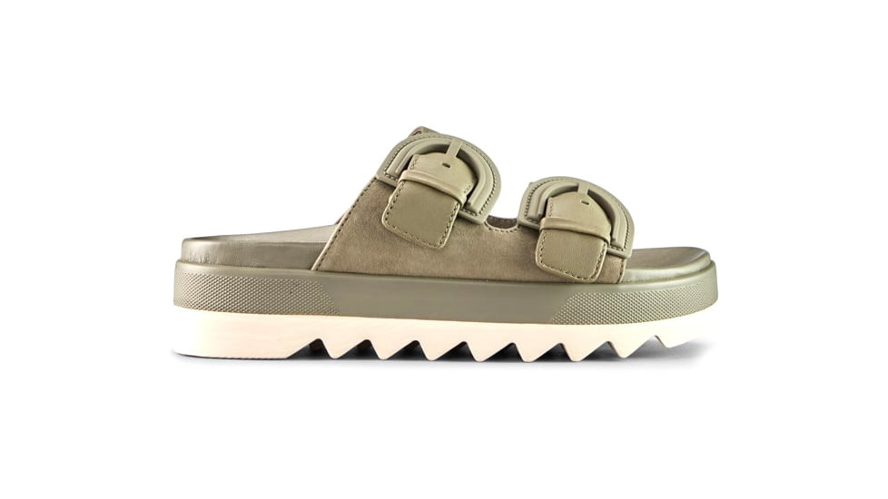 Cougar Pepa Suede Womans Sandals, Olive, 11, Pepa-SL-Olive-11