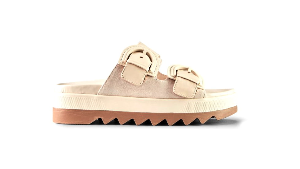 Cougar Pepa Suede Womans Sandals, Oyster, 10, Pepa-SL-Oyster-10