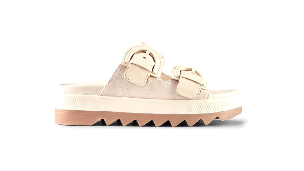Cougar Pepa Suede Womans Sandals, Oyster, 11, Pepa-SL-Oyster-11