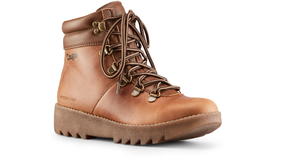 Cougar Prescott Leather Winter Boot - Womens, Butternut, 9, Prescott-Butternut-9