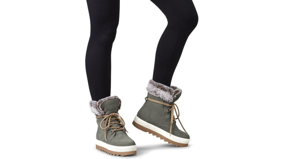 Cougar Vanetta Suede Mid Boot - Womens, Pewter, 6, Vanetta-Pewter-6