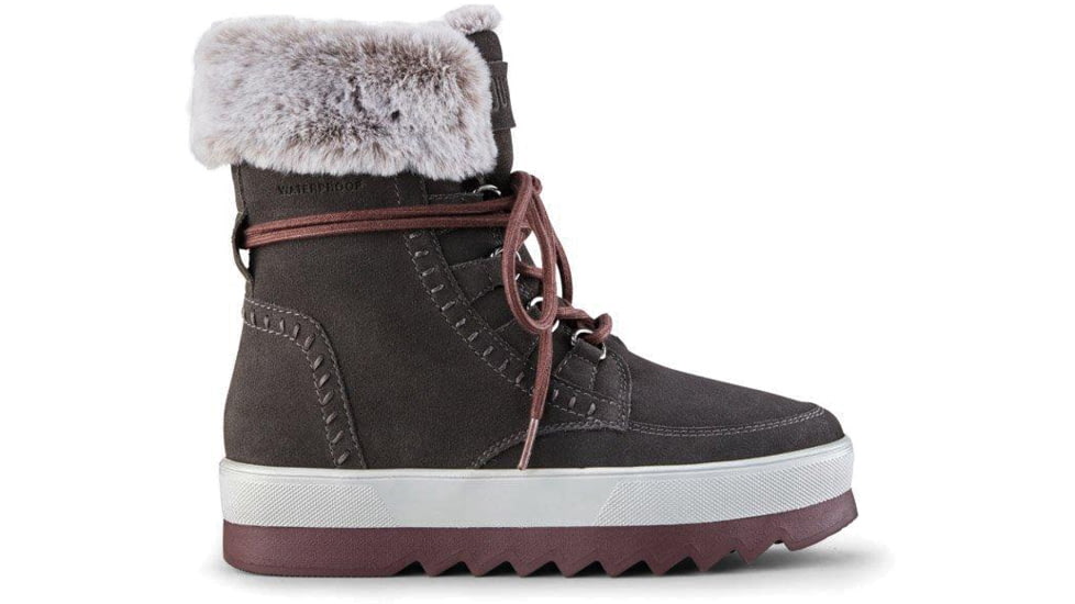 Cougar Vanetta Suede Mid Boot - Womens, Pewter, 6, Vanetta-Pewter-6