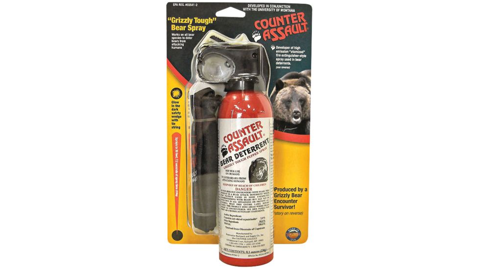 Counter Assault Bear Deternt 8.1 Oz W/holster CA-12H/SB