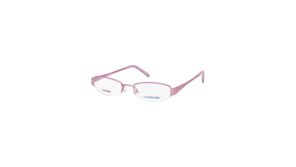Cover Girl CG0384 Eyeglass Frames - Shiny Pink Frame Color
