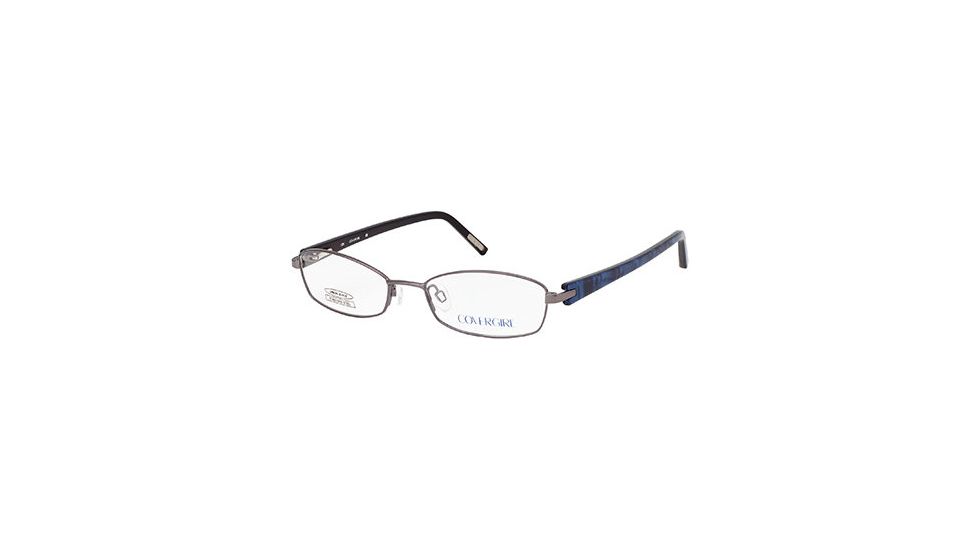 Cover Girl CG0386 Eyeglass Frames - Shiny Gun Metal Frame Color