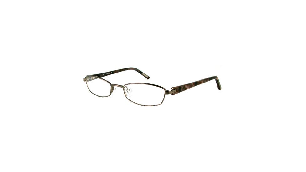 Cover Girl CG0386 Eyeglass Frames - Shiny Light Brown Frame Color