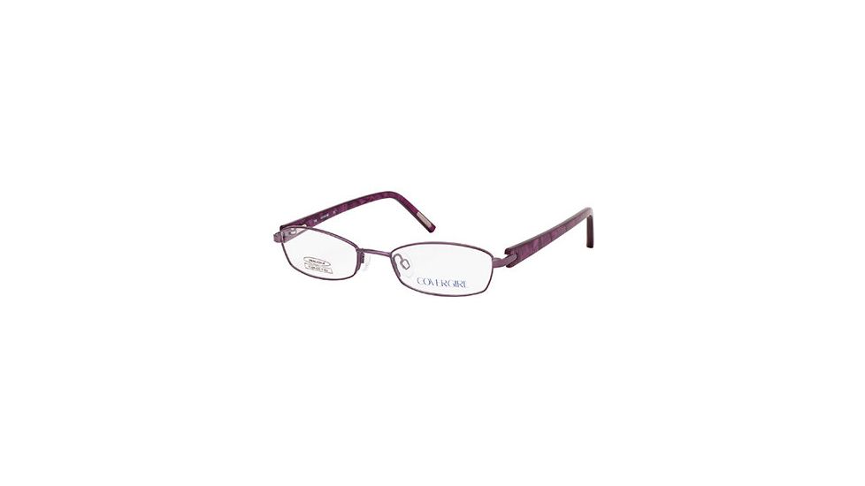 Cover Girl CG0386 Eyeglass Frames - Shiny Violet Frame Color
