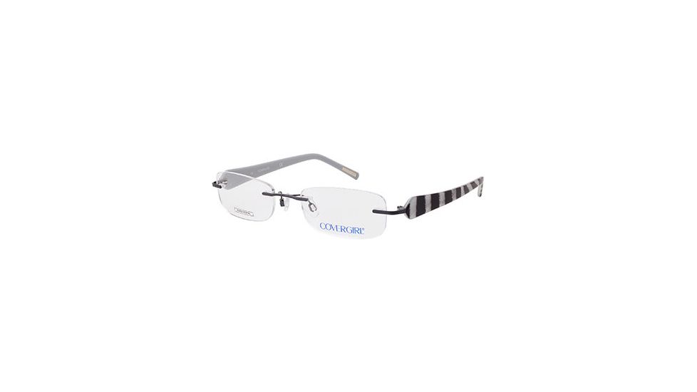 Cover Girl CG0389 Eyeglass Frames - Shiny Gun Metal Frame Color