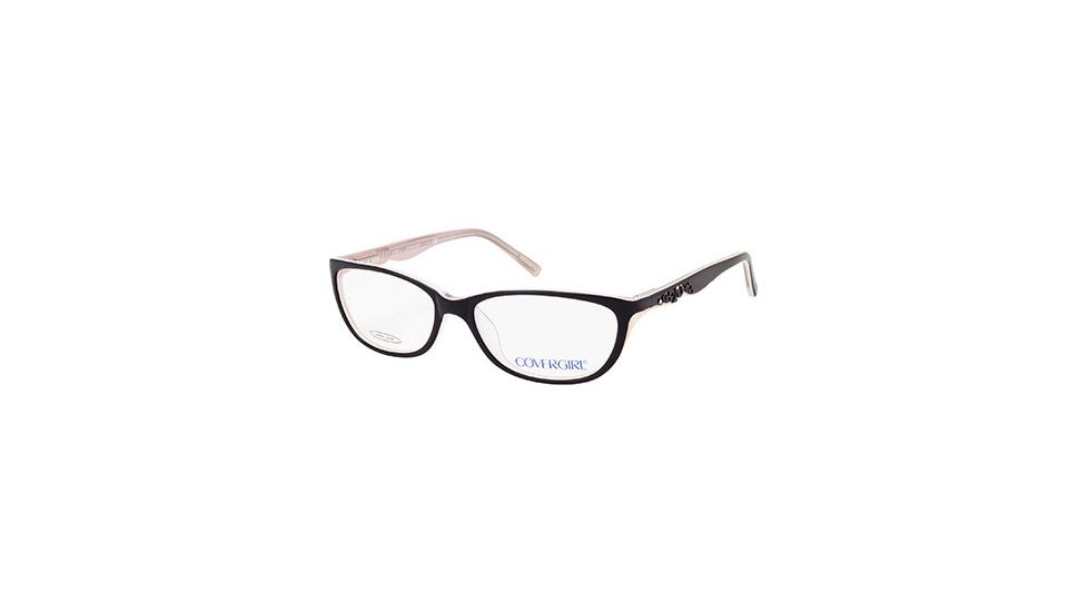 Cover Girl CG0393 Eyeglass Frames - Black Frame Color