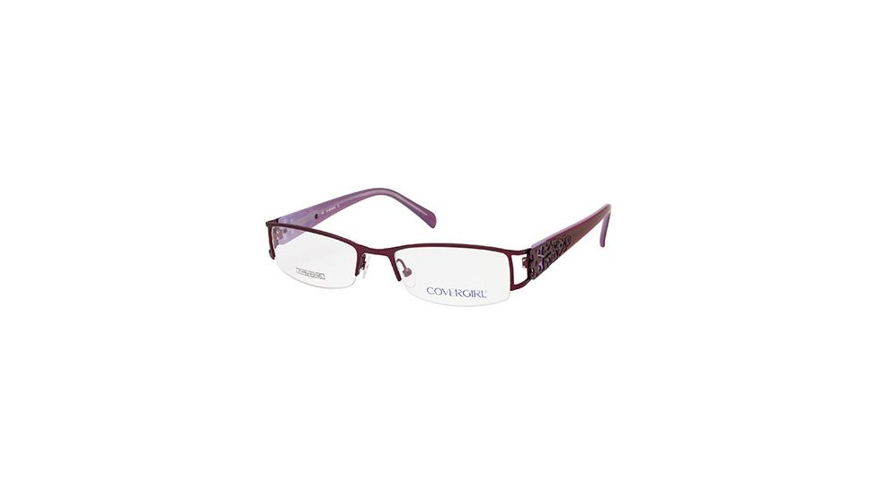 Cover Girl CG0394 Eyeglass Frames - Shiny Violet Frame Color
