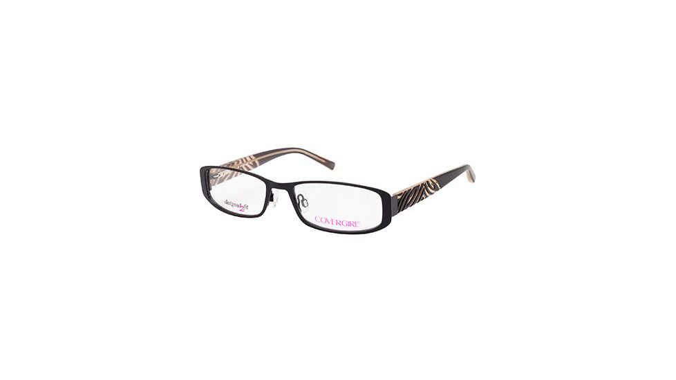 Cover Girl CG0420 Eyeglass Frames - Matte Black Frame Color