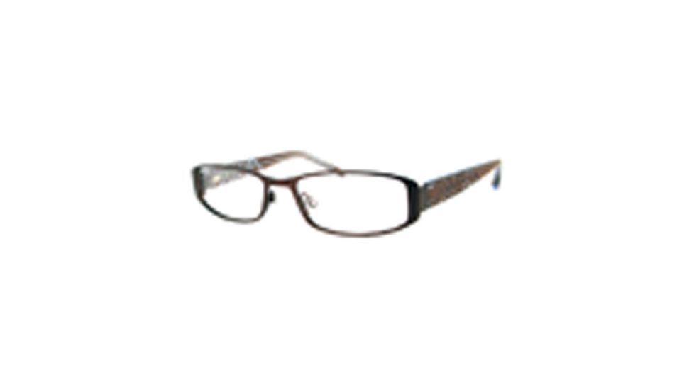 Cover Girl CG0420 Eyeglass Frames - Shiny Light Brown Frame Color