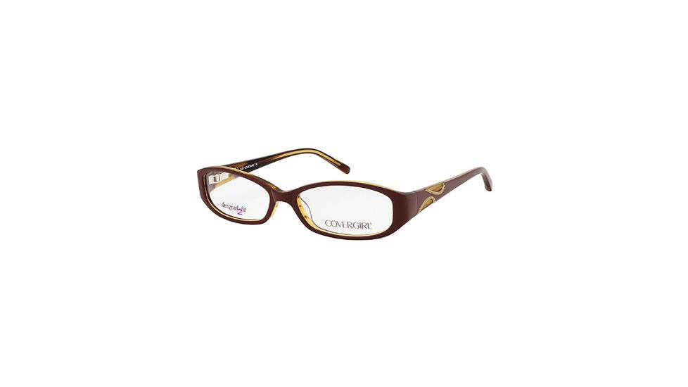 Cover Girl CG0431 Eyeglass Frames - Light Brown Frame Color