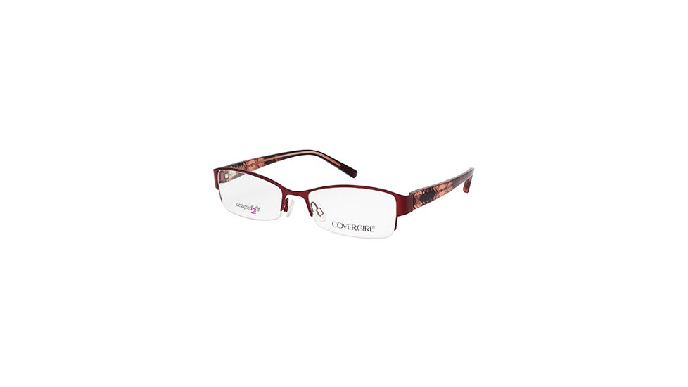 Cover Girl CG0432 Eyeglass Frames - Shiny Bordeaux Frame Color