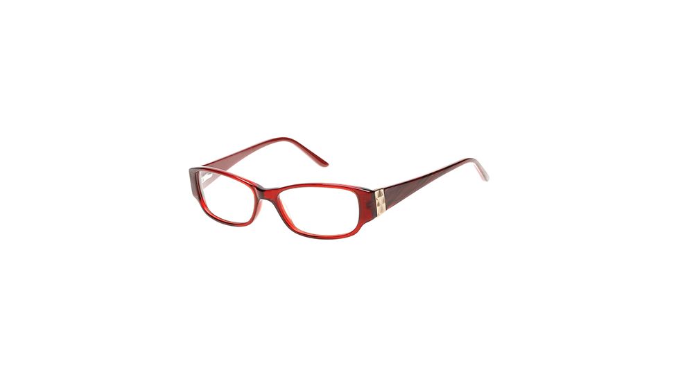 Cover Girl CG0442 Eyeglass Frames - Shiny Red Frame Color