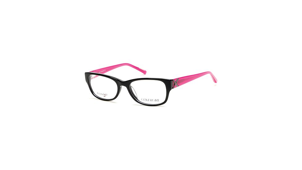 Cover Girl CG0446 Eyeglass Frames - Shiny Black Frame Color