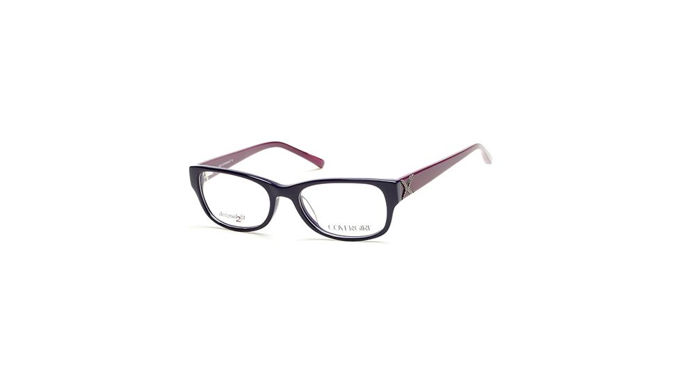 Cover Girl CG0446 Eyeglass Frames - Shiny Violet Frame Color