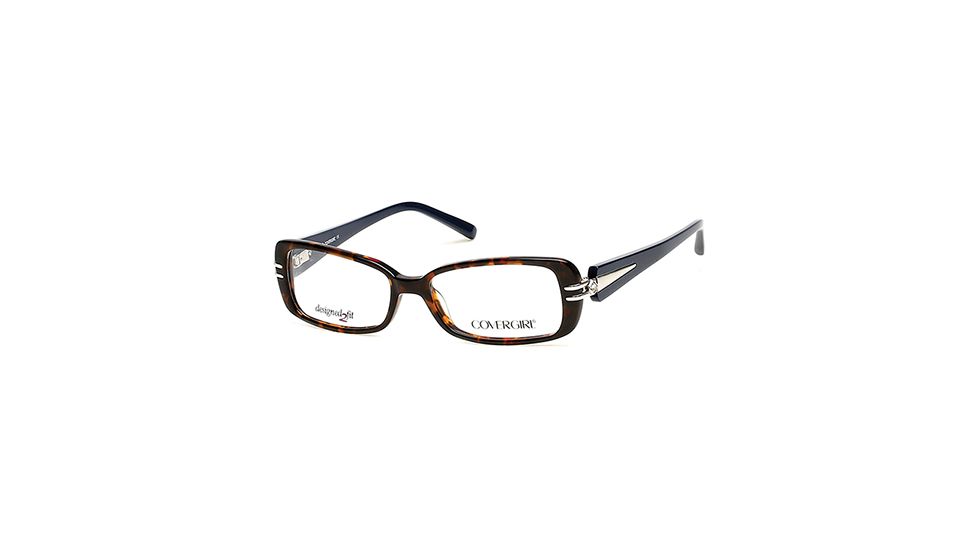 Cover Girl CG0451 Eyeglass Frames - Havana Frame Color