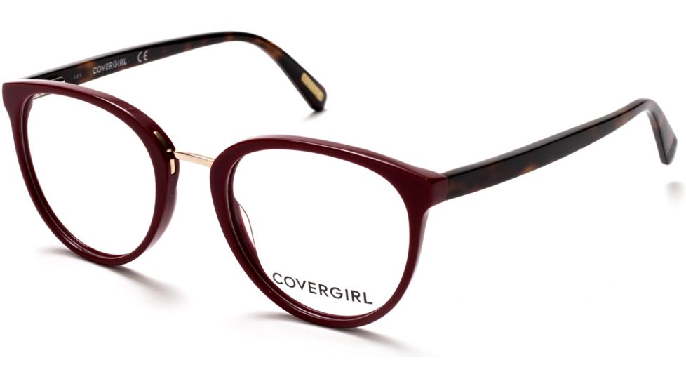 Cover Girl CG0471 Eyeglass Frames - Shiny Red Frame Color, Shiny Red Lens Color