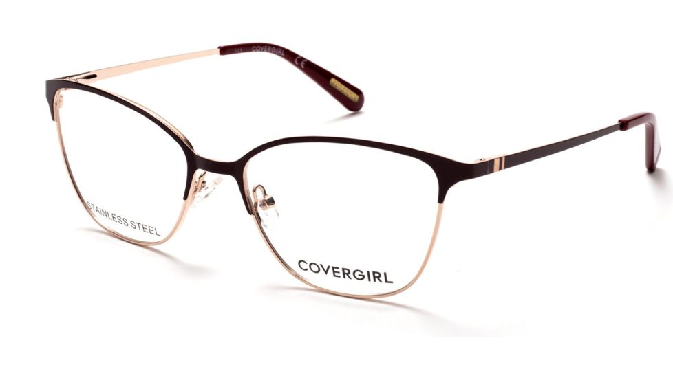 Cover Girl CG0472 Prescription Eyeglasses - Red Frame, 54 mm Lens Diameter CG047254068