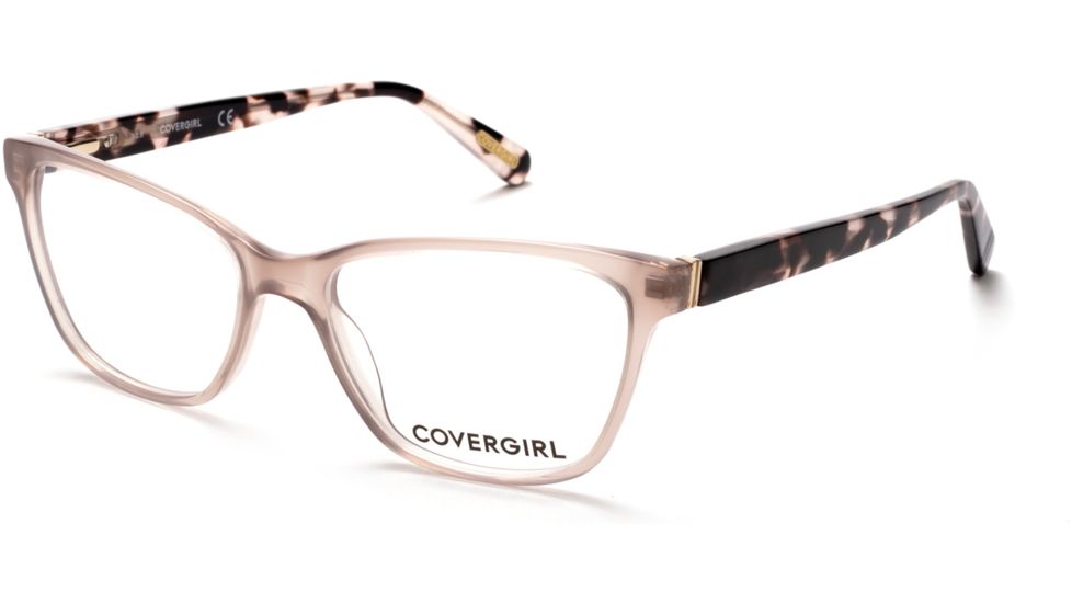Cover Girl CG0482 Eyeglass Frames - Shiny Beige Frame Color
