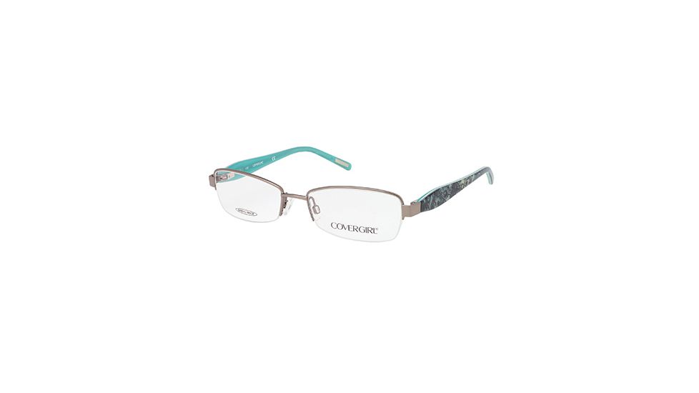 Cover Girl CG0500 Eyeglass Frames - Shiny Light Brown Frame Color
